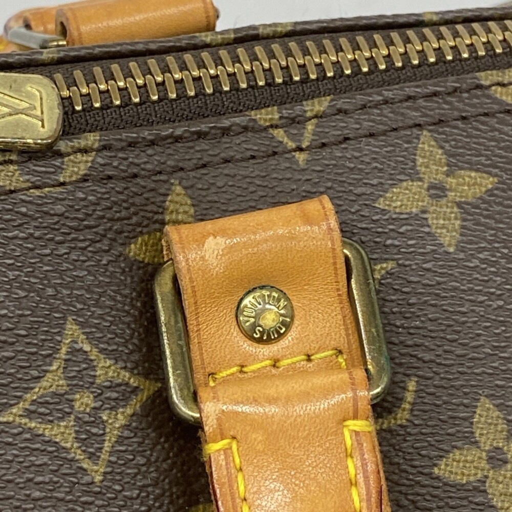 LOUIS VUITTON Authentic Brown Monogram Boston Bag - Picture 15 of 16